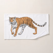 Tijger 2 bad handdoek (Handdoek)
