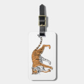 Tijger 2 bagagelabel (Voorkant verticaal)