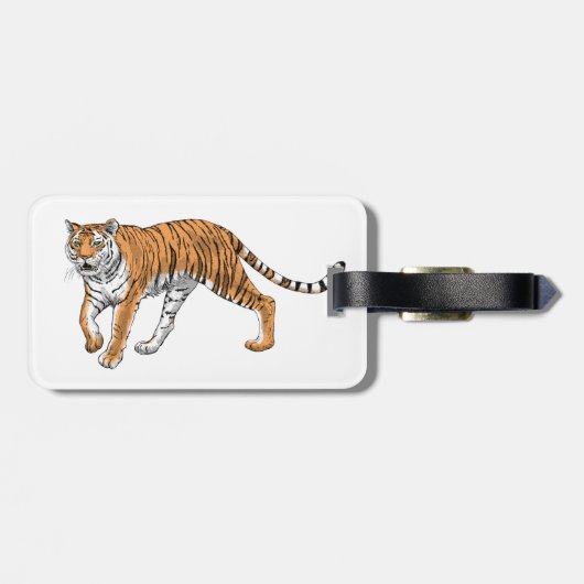 Tijger 2 bagagelabel (Achterkant horizontaal)