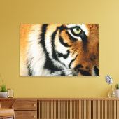 Tijger 2 - Gewikkeld Canvas Afdruk (Insitu (Woonkamer))