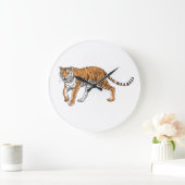 Tijger 2 grote klok (Huis)