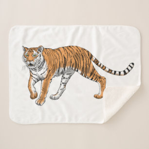 Tijger 2 sherpa deken