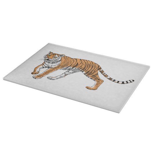 Tijger 2 snijplank (Hoek)