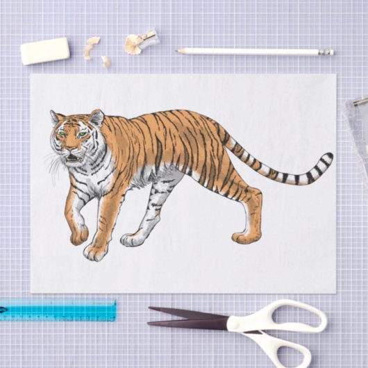 Tijger 2 tissuepapier (Craft)