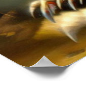 Tijger (2) Wilde kat Poster (Hoek)