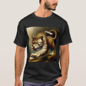 Tijger (2) Wilde kat T-shirt (Voorkant)