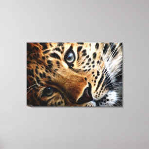 Tijger 3 - Gewikkeld Canvas Afdruk