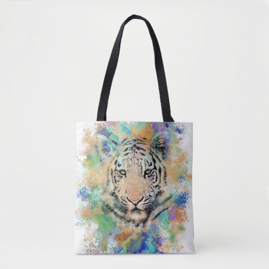 Tijger 3 wild dier tote bag (Voorkant)