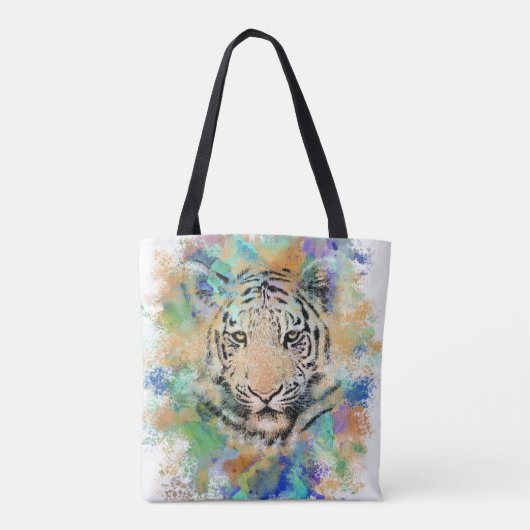 Tijger 3 wild dier tote bag (Achterkant)