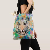 Tijger 3 wild dier tote bag (Dichtbij)