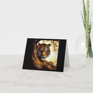 Tijger (5) Wilde kat Kaart
