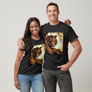 Tijger (5) Wilde kat T-shirt