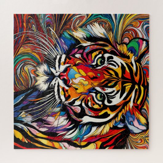 Tijger 600 stuk puzzel legpuzzel (Horizontaal)