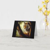 Tijger (9) Wilde kat Kaart (Gele Bloem)