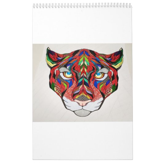 Tijger Aanpasbare Kalender (Hoes)