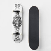 Tijger Abstract Persoonlijk Skateboard (Voorkant)
