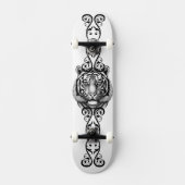 Tijger Abstract Persoonlijk Skateboard (Voorkant)