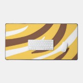 Tijger abstracte kunst bureaumat (Keyboard & Muis)