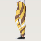 Tijger abstracte kunst leggings (Links)