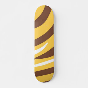 Tijger abstracte kunst persoonlijk skateboard