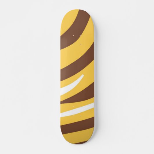 Tijger abstracte kunst persoonlijk skateboard (Voorkant)