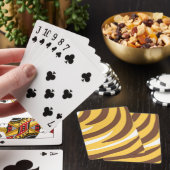 Tijger abstracte kunst pokerkaarten (Insitu)