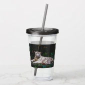 tijger acryl drinkbeker (Achterkant)
