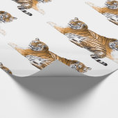 tijger afbeelding voor glanzend-rapping-papier cadeaupapier (Hoek)