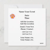 Tijger Afstuderen - Uitnodiging (Achterkant)