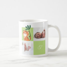 Tijger • Alfabet Monogram Cute Baby Shower Koffiemok