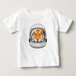 Tijger als astronaut met Helmet