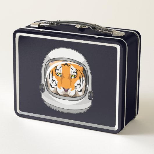 Tijger als astronaut met Helmet (Achterkant)