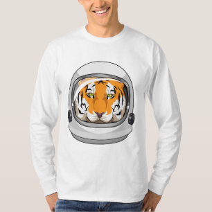 Tijger als astronaut met Helmet T-shirt