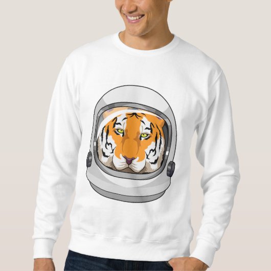 Tijger als astronaut met Helmet Trui (Voorkant)