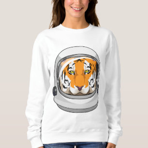 Tijger als astronaut met Helmet Trui