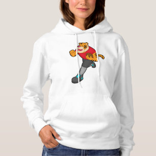 Tijger als Football speler met Football Hoodie