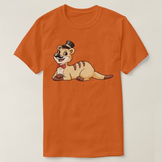Tijger als gom met boog en cilinder t-shirt (Design voorkant)