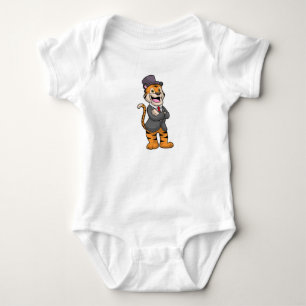 Tijger als gom met jasje en Pet Romper