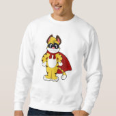 Tijger als Hero met Masker & Kaap Trui (Voorkant)