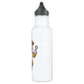 Tijger als piraat met houten been en gekookte hand waterfles  (Rechts)