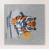 Tijger anime legpuzzel (Horizontaal)