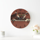 Tijger - Antiquarian, Colorful Book Illustration Grote Klok (Huis)