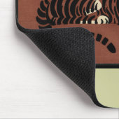 Tijger - Antiquarian, Colorful Book Illustration Muismat (Hoek)