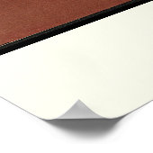 Tijger - Antiquarian, Colorful Book Illustration Poster (Hoek)