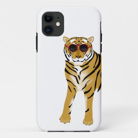 Tijger Apple iPhone 11 Hoesje (Achterkant)