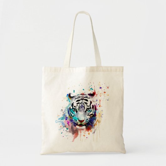 Tijger aquarella tote bag (Voorkant)
