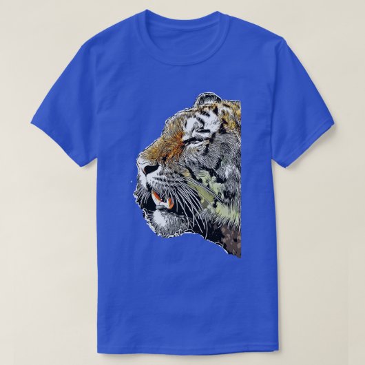 Tijger art tijger t-shirt (Design voorkant)