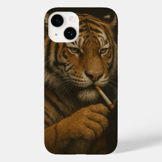 Tijger Attitude Cool Wilde Hoes voor Telefoon" (Achterkant)