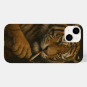 Tijger Attitude Cool Wilde Hoes voor Telefoon" (Achterkant (horizontaal))
