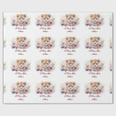 Tijger Baby Ik hou van je mam Cadeaupapier (Vlak)